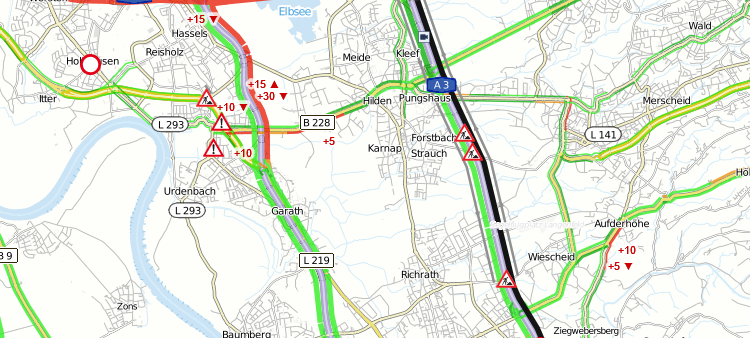 LKW-Unfall: Massive Staus rund ums Hildener Kreuz