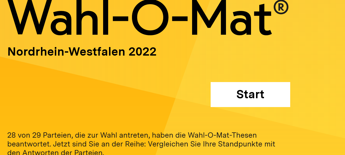 Wahl-O-Mat ist online