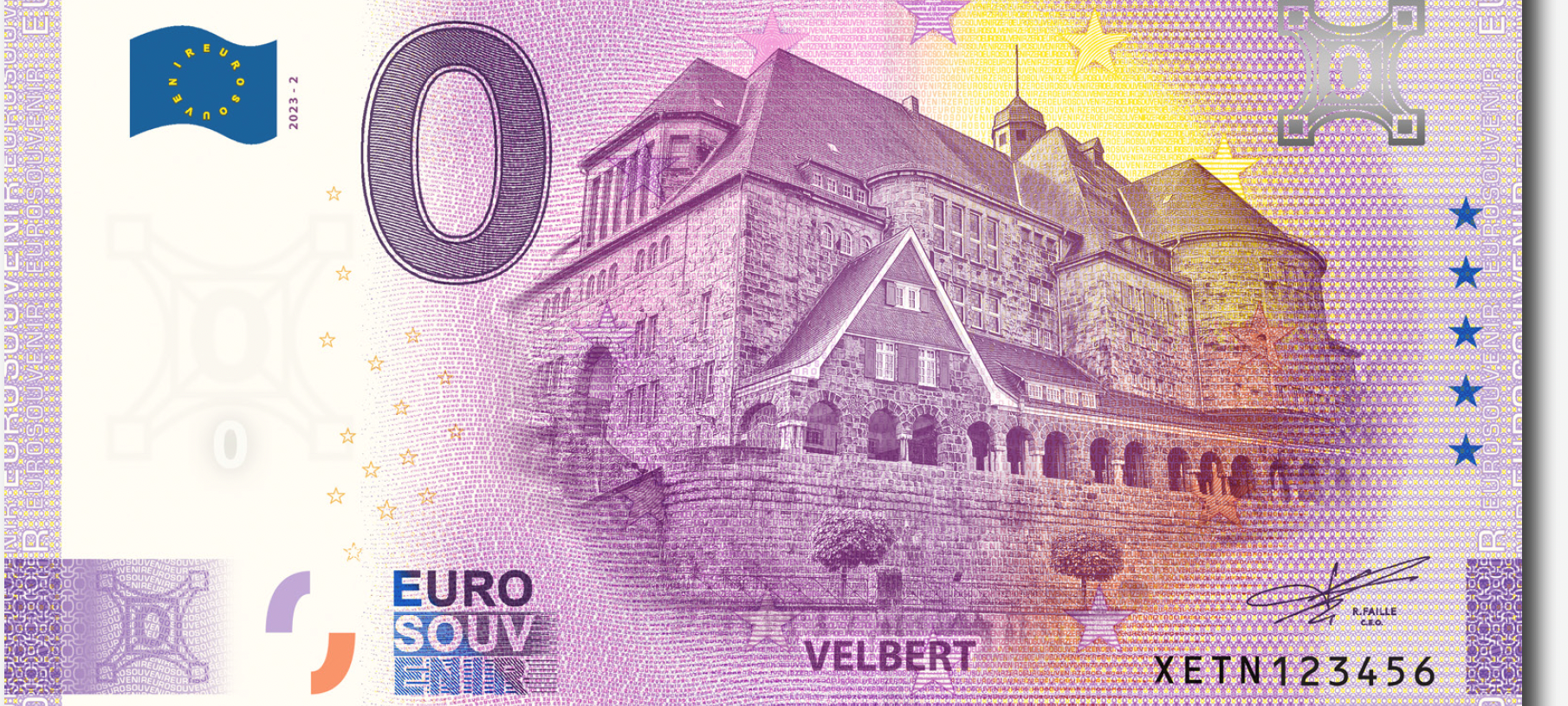 Neuer Souvenirschein in Velbert