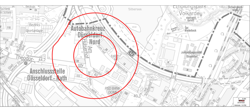Bombenfund in Düsseldorf-Rath