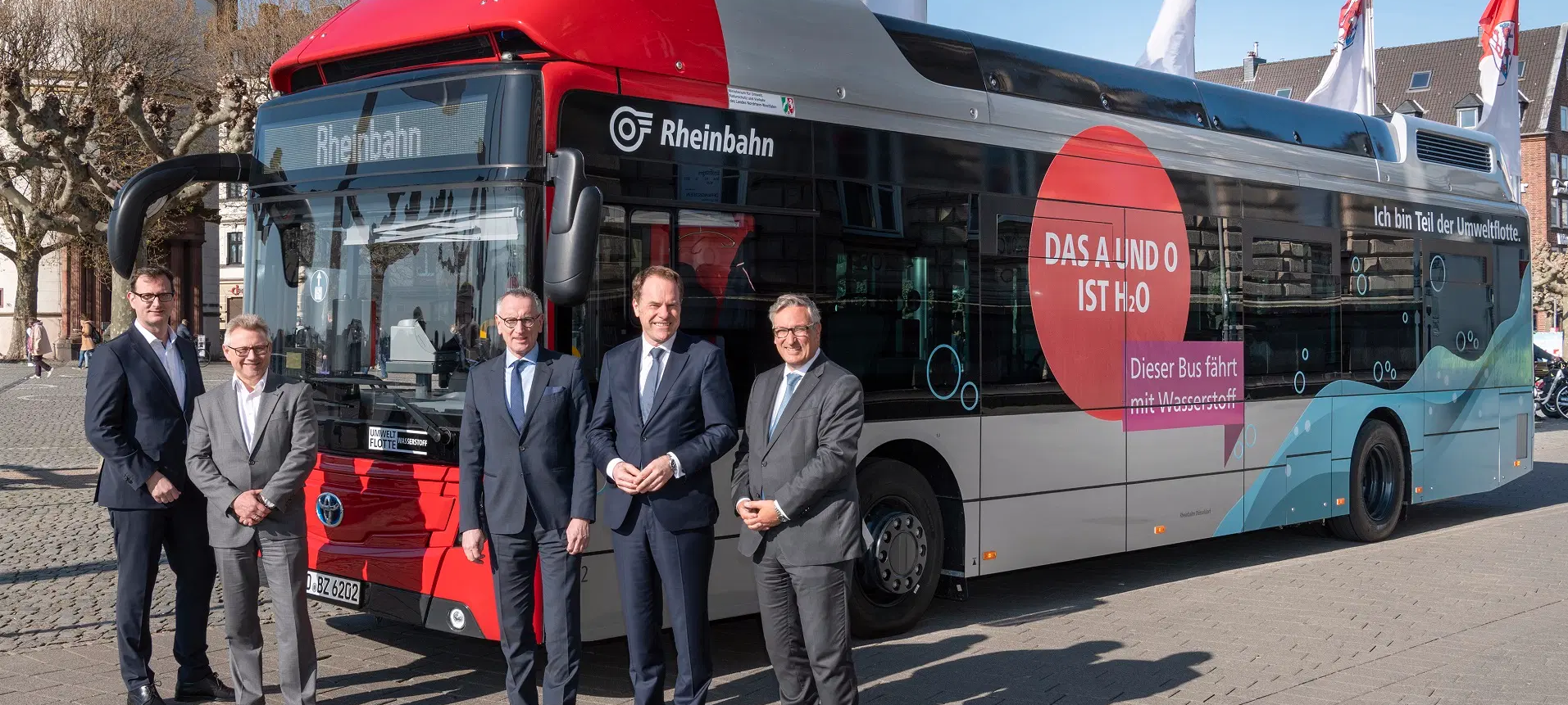 10 Wasserstoffbusse für die Rheinbahn