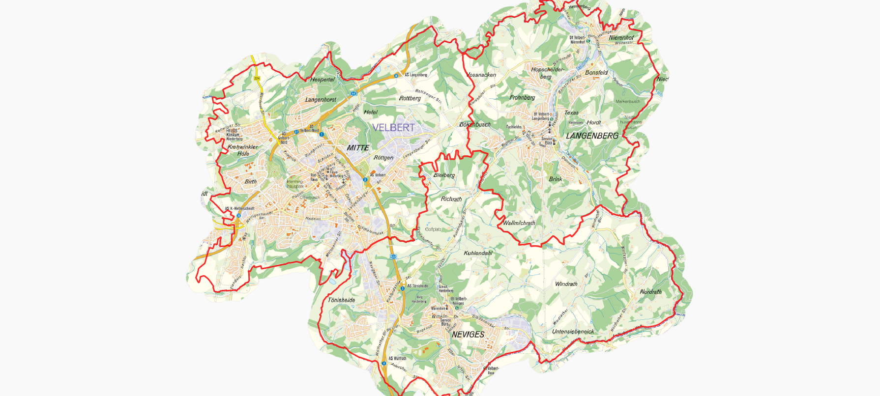 Velbert bietet Geoportal an