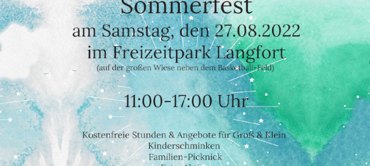 27.08.2022 Mentaloase Langenfeld feiert Sommerfest