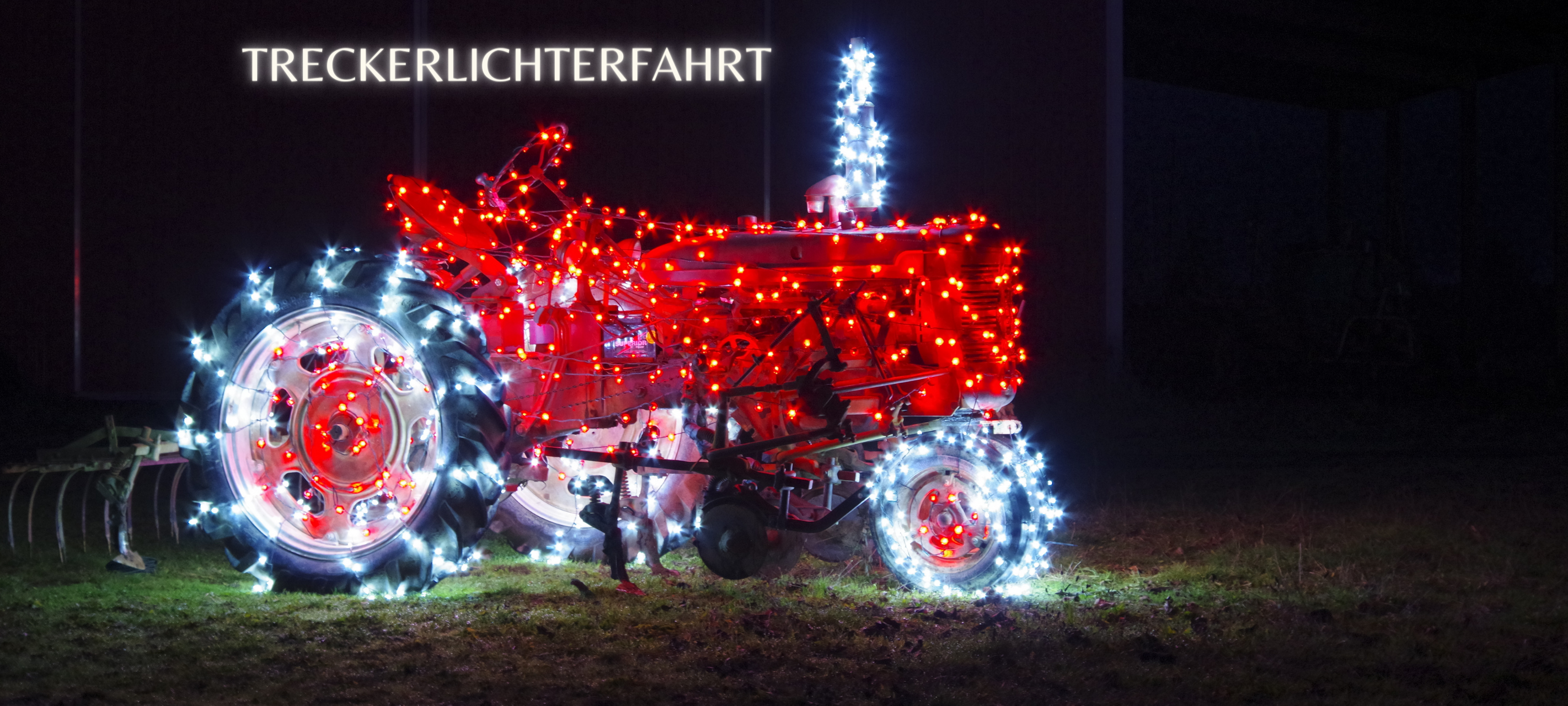 Geschmückte Traktoren in Ratingen unterwegs