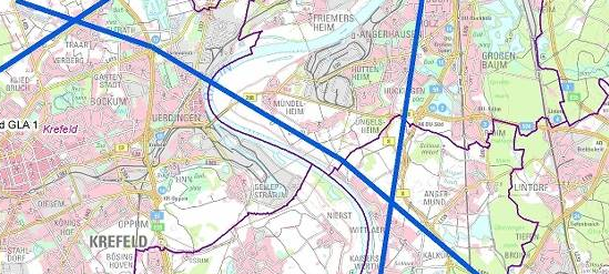 Geothermie-Messungen westlich von Ratingen