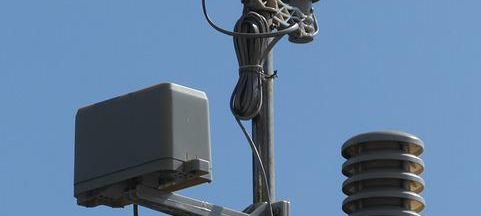 Düsseldorf: Luftmesscontainer an der Merowingerstraße