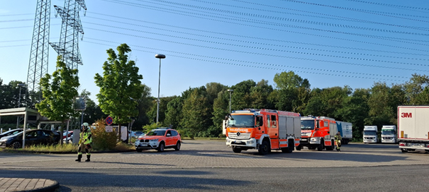 Großübung bei der Hildener Feuerwehr