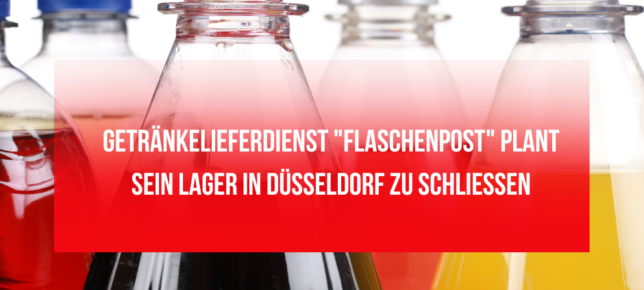 "Flaschenpost" will Düsseldorfer Lager schließen