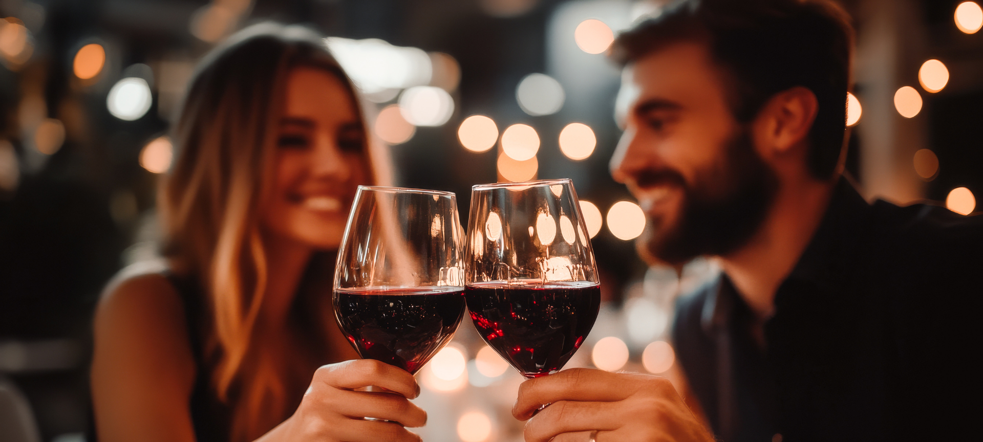 Valentinstag: gemeinsame Zeit bei einem romantischen Dinner