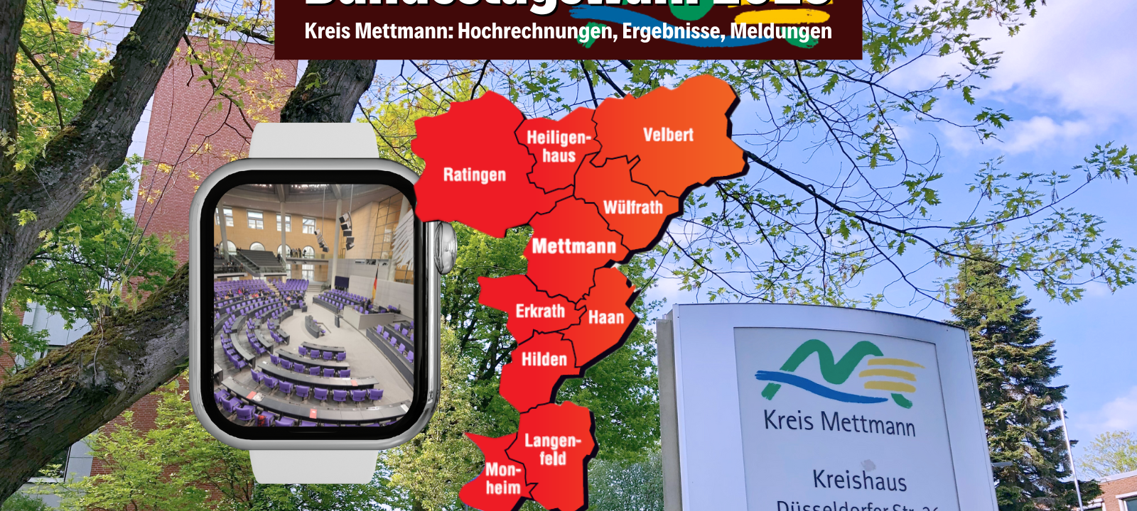 Bundestagswahl im Kreis Mettmann