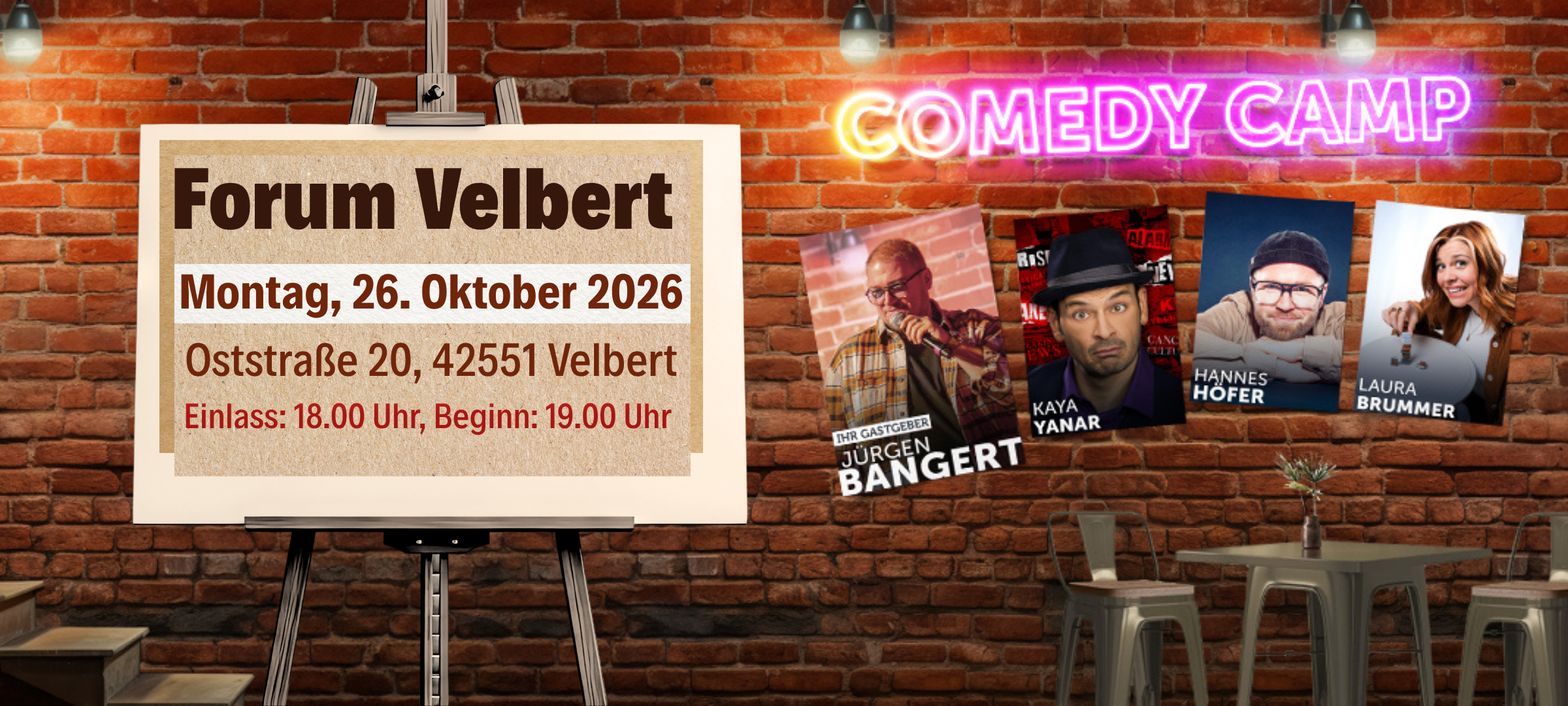 Comedy Camp in Velbert 2026