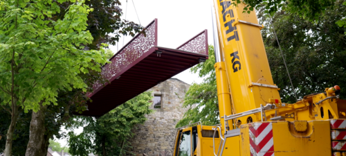 Jubiläumsbrücke ist da