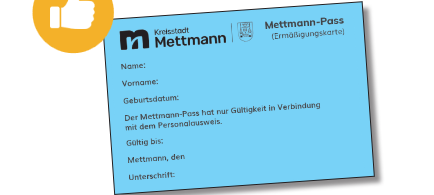 Mettmann-Pass bleibt