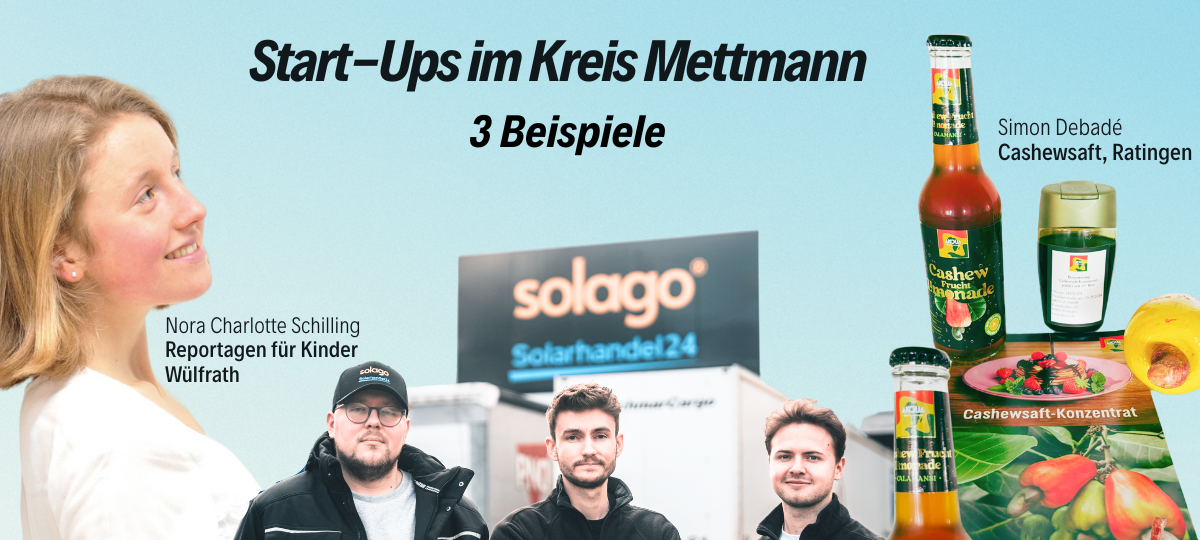 Start-Ups aus dem Kreis Mettmann