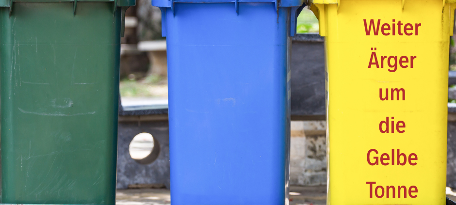 Weiter Ärger um Gelbe Tonnen